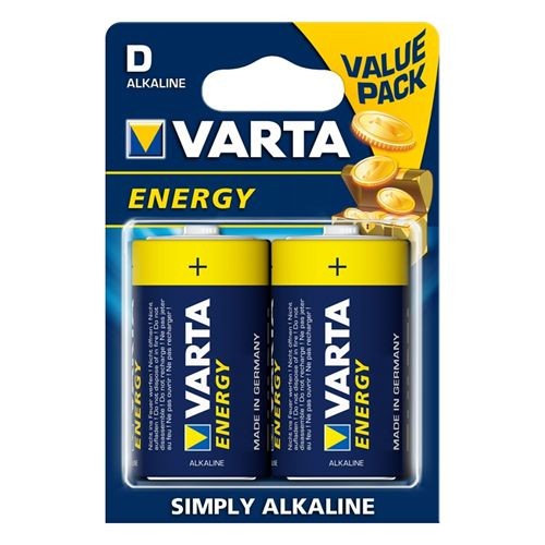 Батарейка VARTA ENERGY 4120 LR20 BL2
