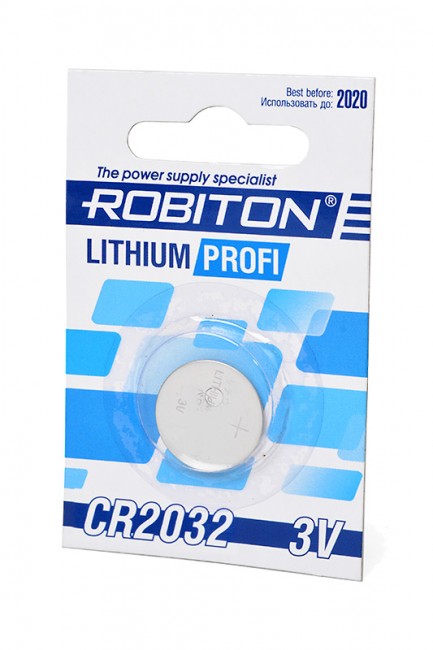 Батарейка ROBITON PROFI R-CR2032-BL1 CR2032 BL1