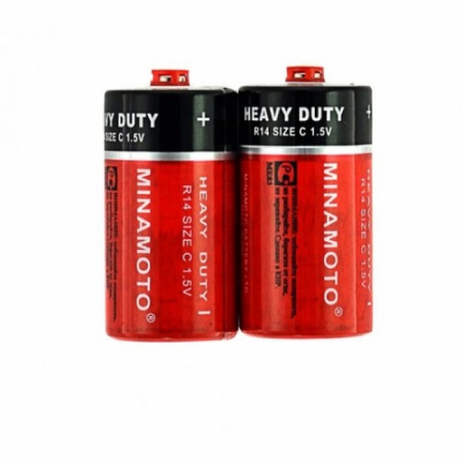 Батарейка MINAMOTO Heavy Duty R14 SR2, 1 шт.