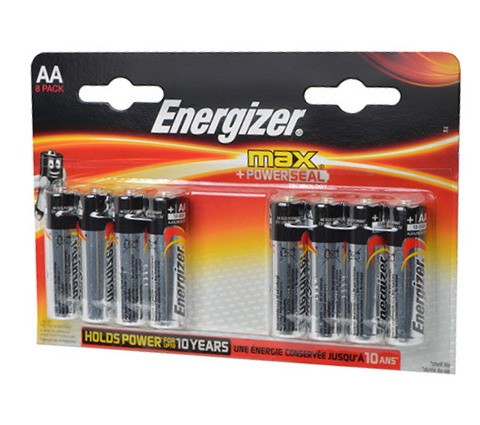 Батарейка Energizer MAX+Power Seal LR6 BL8