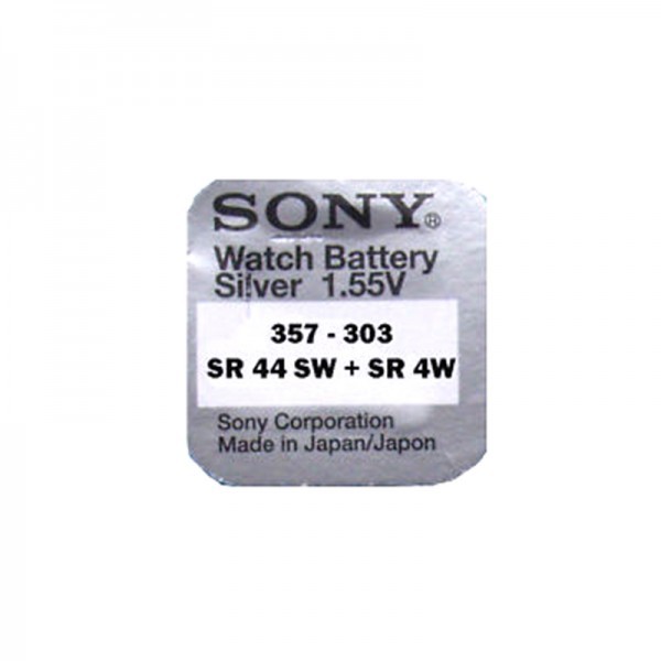 Батарейка SONY SR44S/W/SW       357/303 (0%Hg)