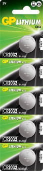 Батарейка GP CR2032 BL5, упаковка 5 шт.