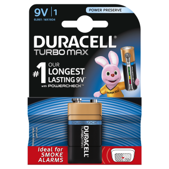 Батарейка DURACELL TURBO MAX 6LR61 BL1