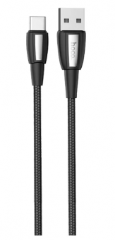 Кабель HOCO X39 USB (m)-Type-C (m) 1.0м 2.4A ткань черный