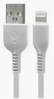 Кабель HOCO X13 USB (m)-Lightning (m) 1.0м 2.4A силикон белый