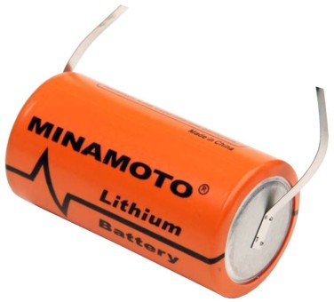 Батарейка Minamoto ER-34615H FT с лепестковыми выводами PK1 LSC19000-D-3.6V 1