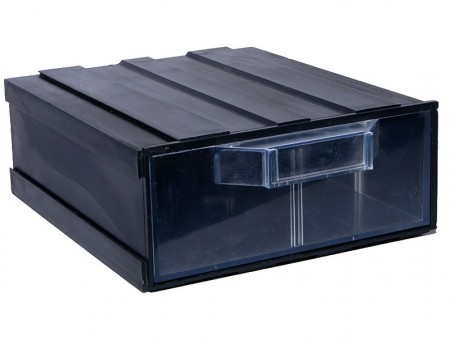 Контейнер пластиковый К2 прозрачный черный корпус