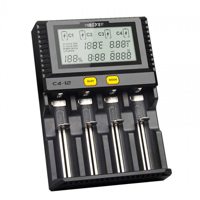 Зарядное устройство MIBOXER C4 V3 (2x1.5A / 3x1.3A / 4x1A)