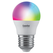 Лампа светодиодная Camelion G45 E27 7W 220V Smart Home RGB+WiFi LSH7