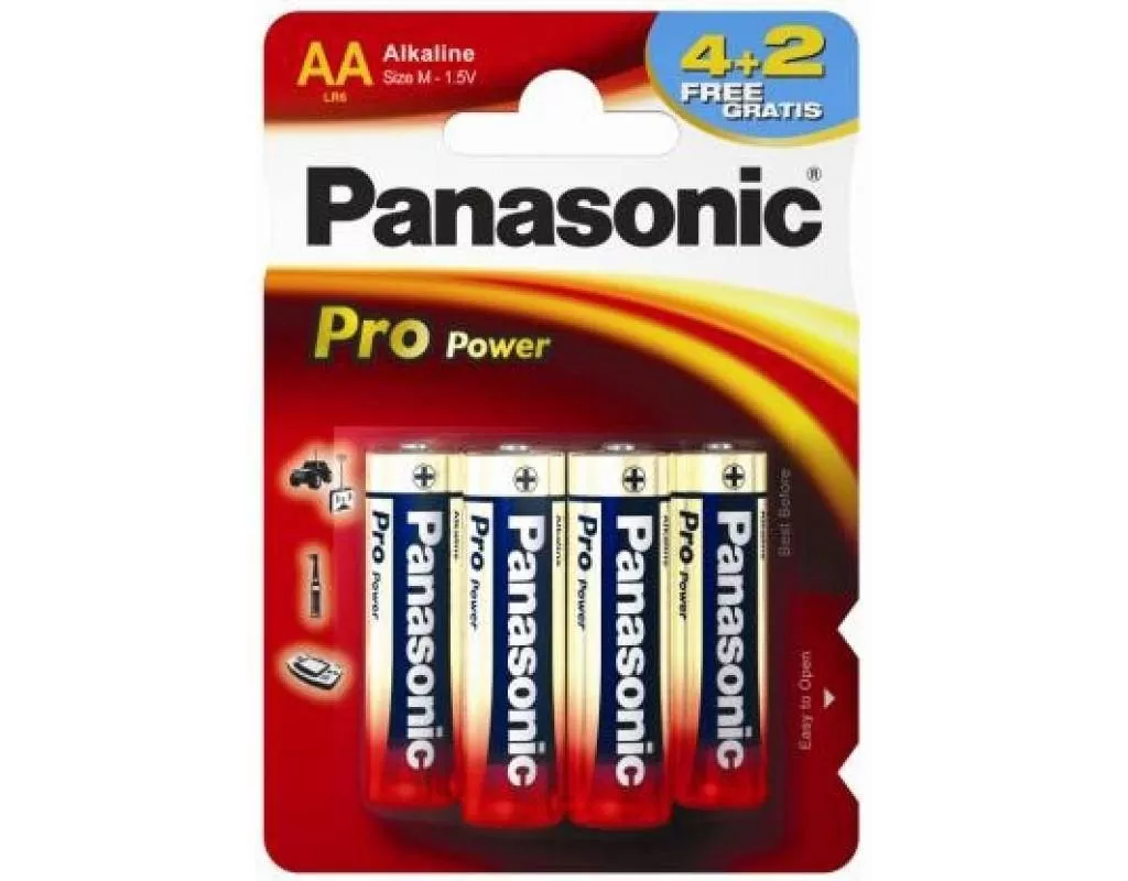 Батарейка Panasonic Pro Power LR6PPG/6BP 4+2F LR6 4+2шт BL6
