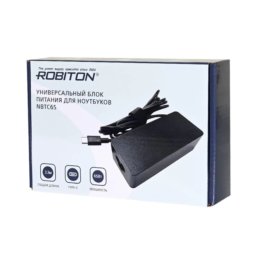 Адаптер/блок питания ROBITON NBTC65