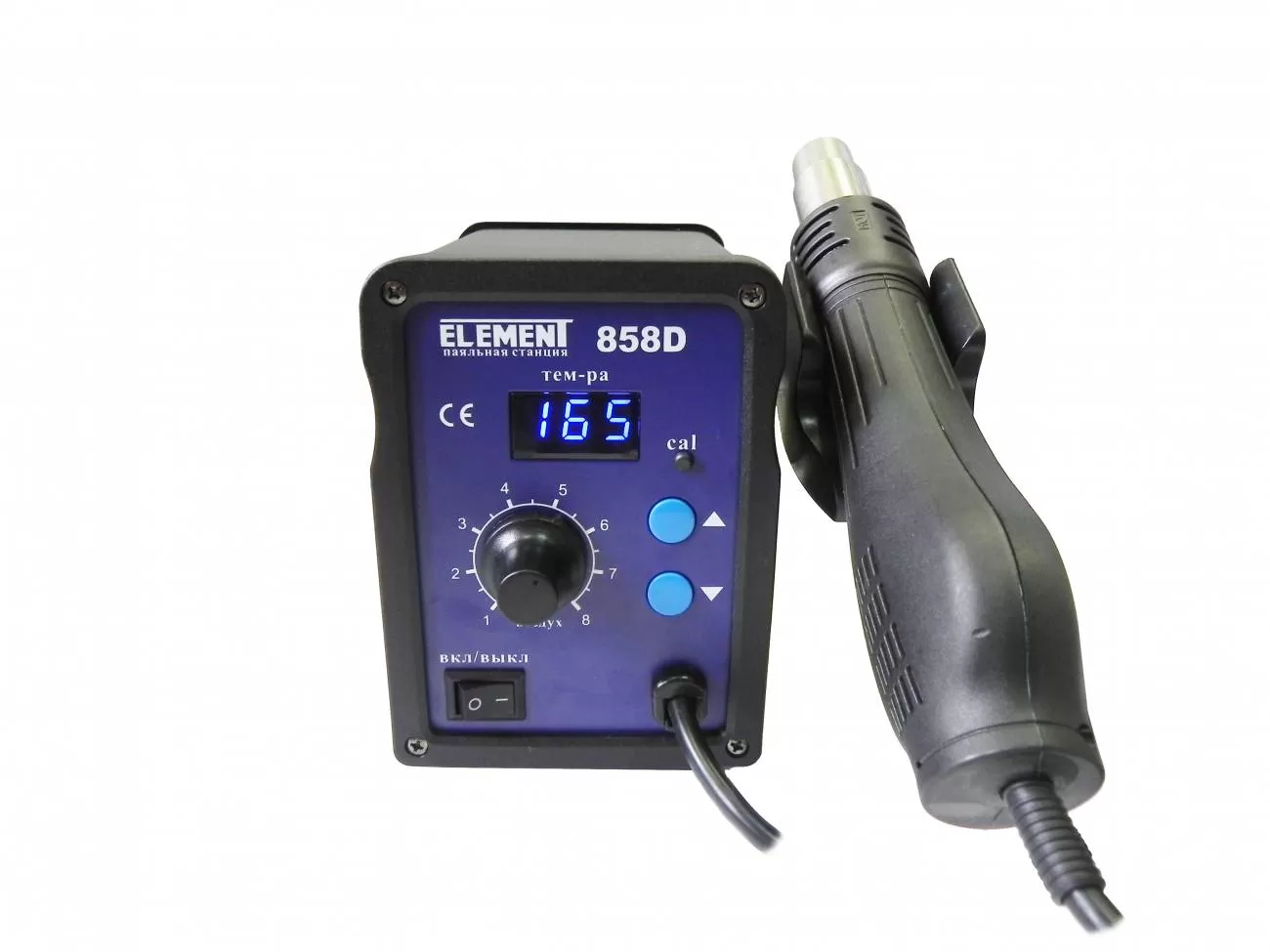 Паяльный фен ELEMENT 858D