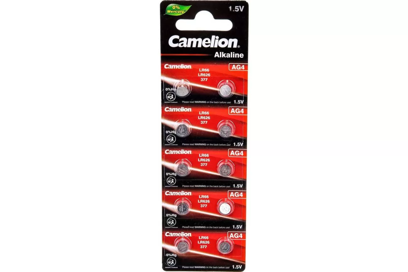 Батарейка Camelion AG5-BP10(0%Hg) AG 5 393 BL10