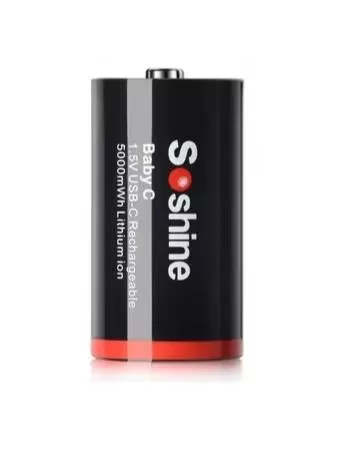 Аккумулятор SOSHINE Li-ion C/R14 343 1.5V 5000mAh