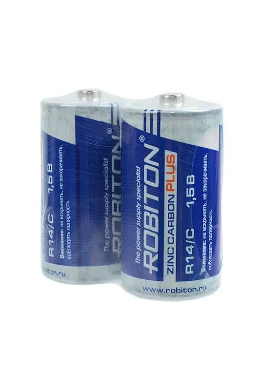 Батарейка ROBITON PLUS R-R14-SR2 R14 SR2, в упак 24 шт