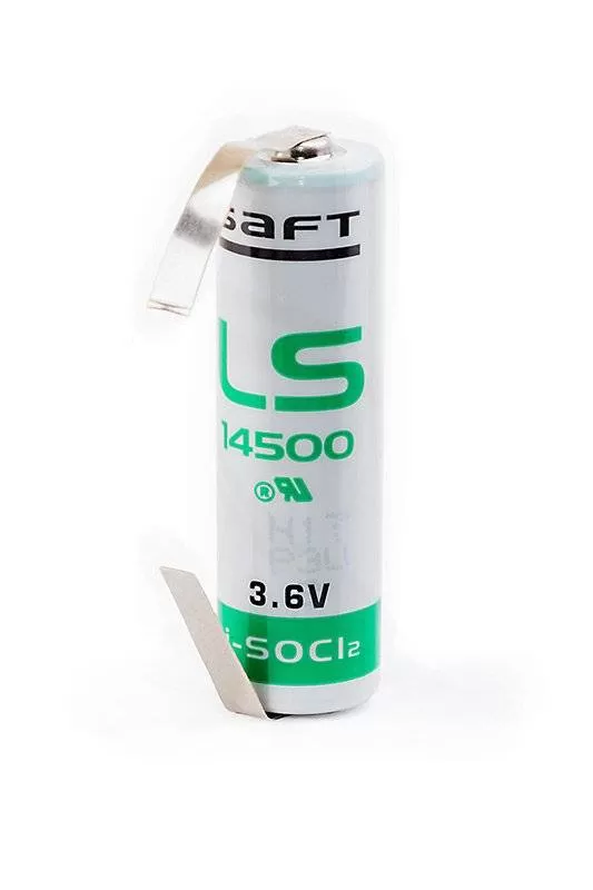 Батарейка Saft LS 14500 CNR AA с лепестковыми выводами