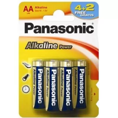 Батарейка Panasonic Alkaline Power LR6APB/6BP 4+2F LR6 4+2 шт BL6
