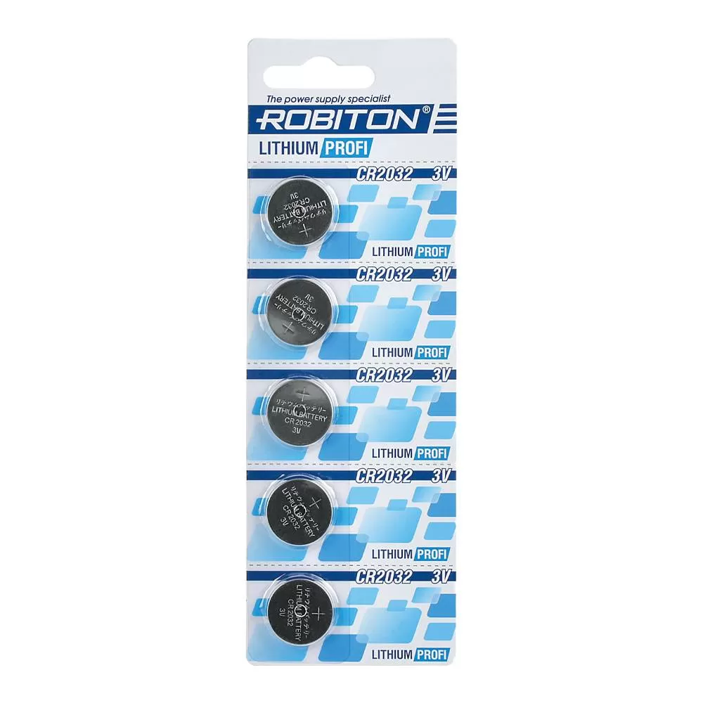 Батарейка ROBITON PROFI R-CR2032-BL5