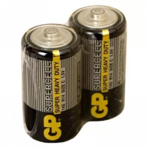 Батарейка GP Supercell 14S/R14 SR2, в упак 24 шт