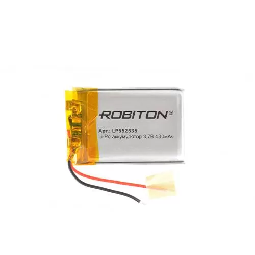 Аккумулятор ROBITON LP552535 3.7В 430мАч PK1