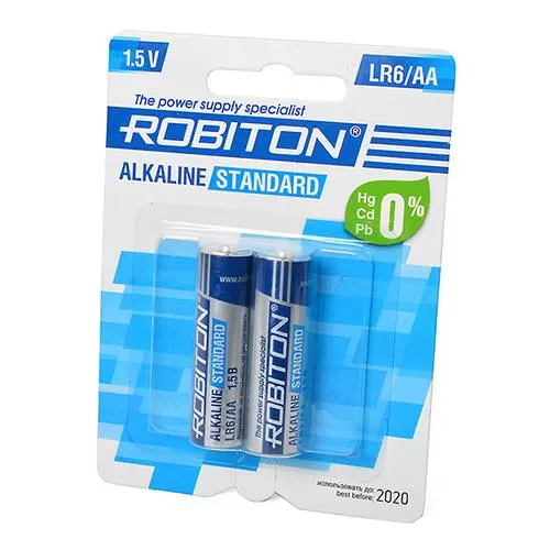 Батарейка ROBITON STANDARD LR6 BL2