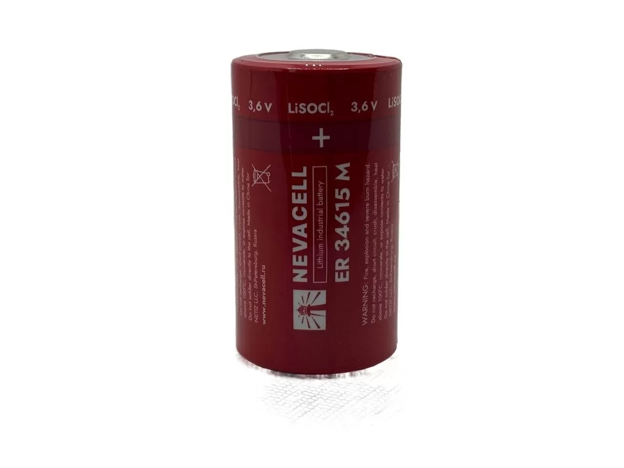 Батарейка NEVACELL ER34615M ("D" 3.6V) Высокотоковая