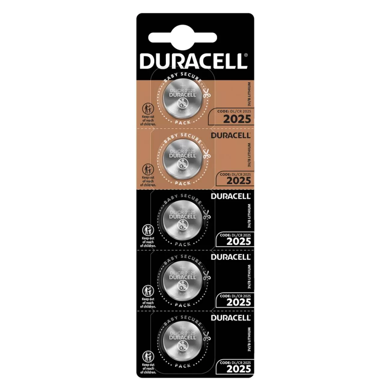Батарейка DURACELL Lithium CR2025 BL5
