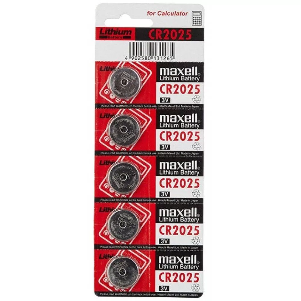 Батарейка Maxell CR2025 BL5 Lithium