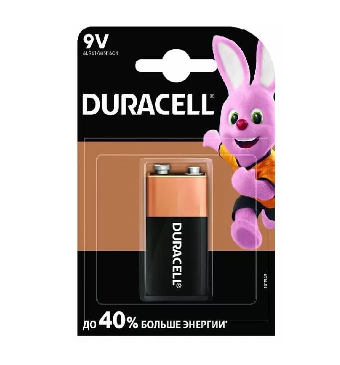 Батарейка крона DURACELL MN1604 6LR61  BL1