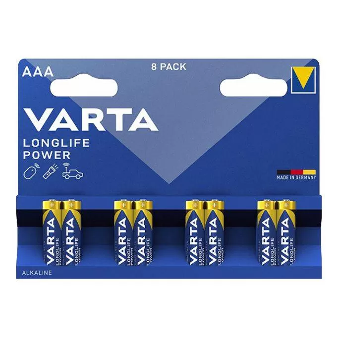 Батарейка VARTA AAA LONGLIFE POWER 4903 LR03 BL8
