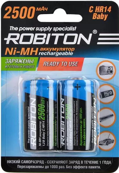 Аккумулятор ROBITON RTU2500MHC BL2