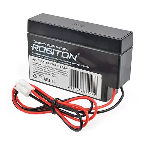 Аккумулятор ROBITON VRLA12-0.8 VHR Свинцово-кислотный