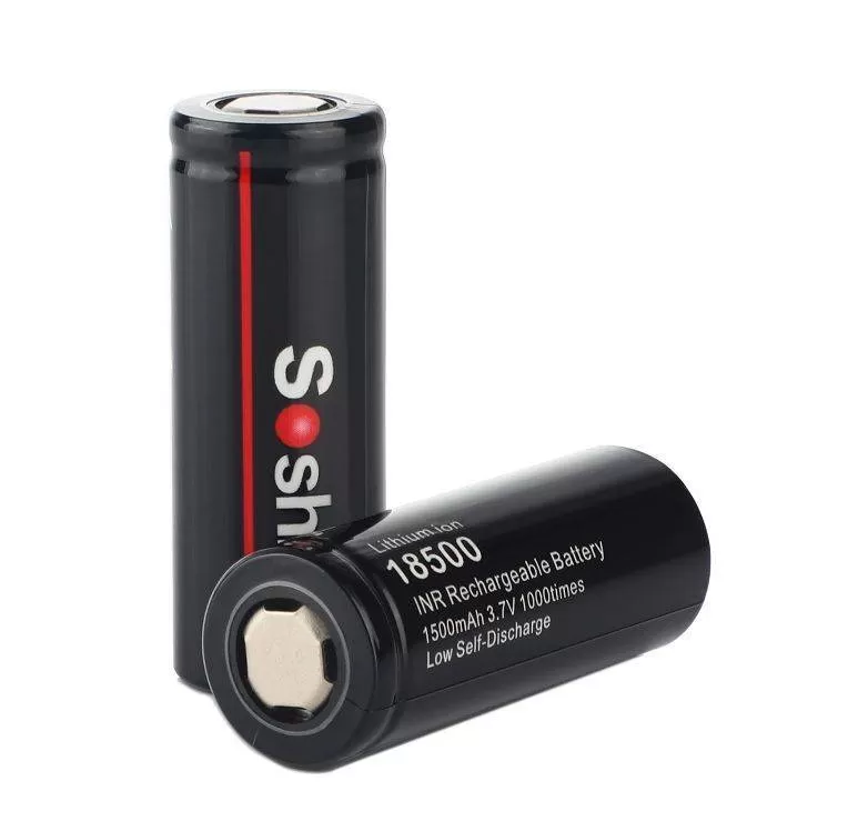 Аккумулятор Li-ion Soshine 18500P 3.7 v 1400 mAh