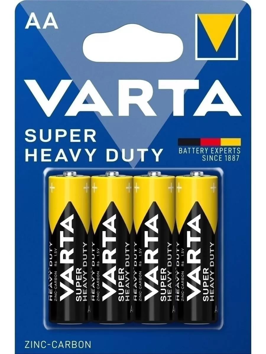 Батарейка VARTA SUPERLIFE 2006 R6 AA Heavy Duty BL4