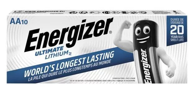Батарейка Energizer FR6 AA BOX-10 Ultimate Lithium