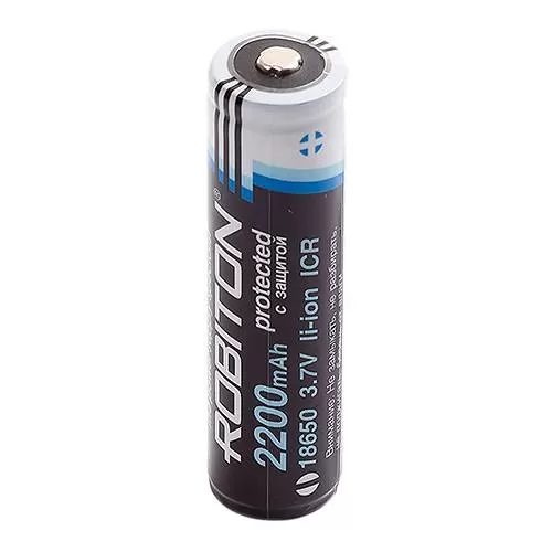 Аккумулятор ROBITON 2.2/Li18650 2200 mah с защитой