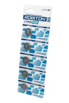 Батарейка ROBITON  PROFI R-CR1632-BL5 CR1632 BL5