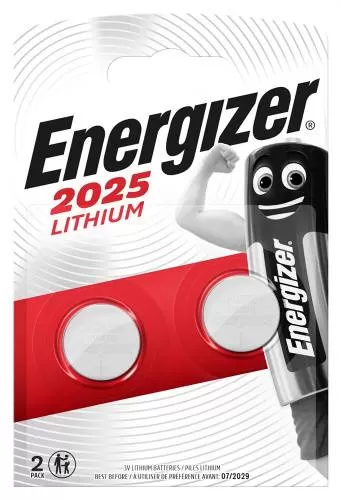 Батарейка Energizer CR2025 BL2, упаковка 2 шт.