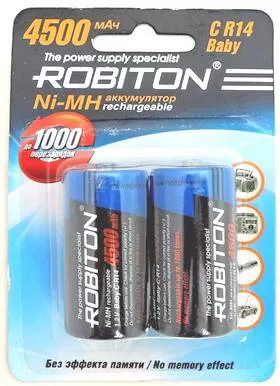 Аккумулятор Robiton 4500MHC-2 BL2 C