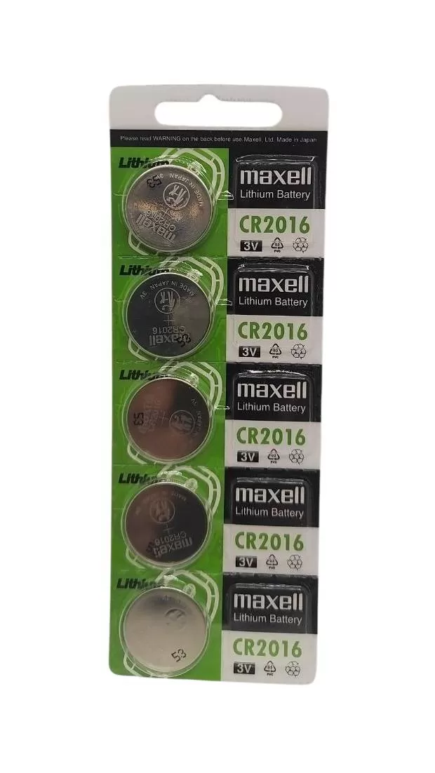 Батарейка Maxell CR2016 BL5 Lithium (GREEN)