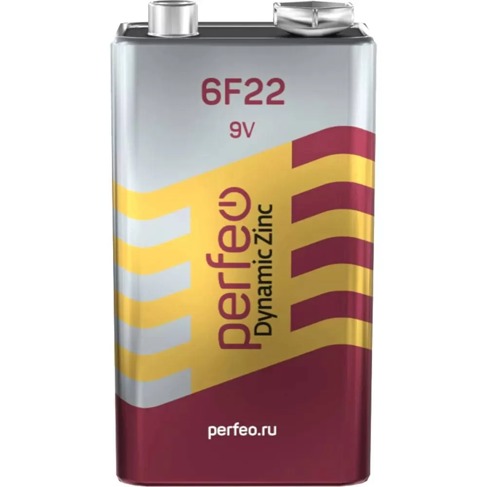 Батарейка крона PERFEO Dynamic Zinc R-6F22-SR1 6F22