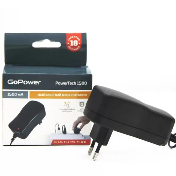 Блок питания GoPower PowerTech 1500 импульсный