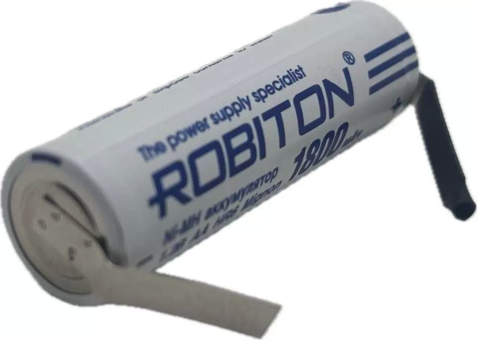 Аккумулятор ROBITON 1800MHAA prof с лепестковыми выводами PK1