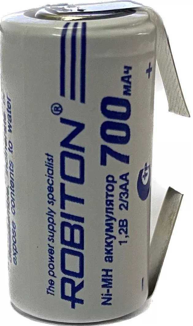 Аккумулятор ROBITON 700MH2/3AA FT с выводами под пайку