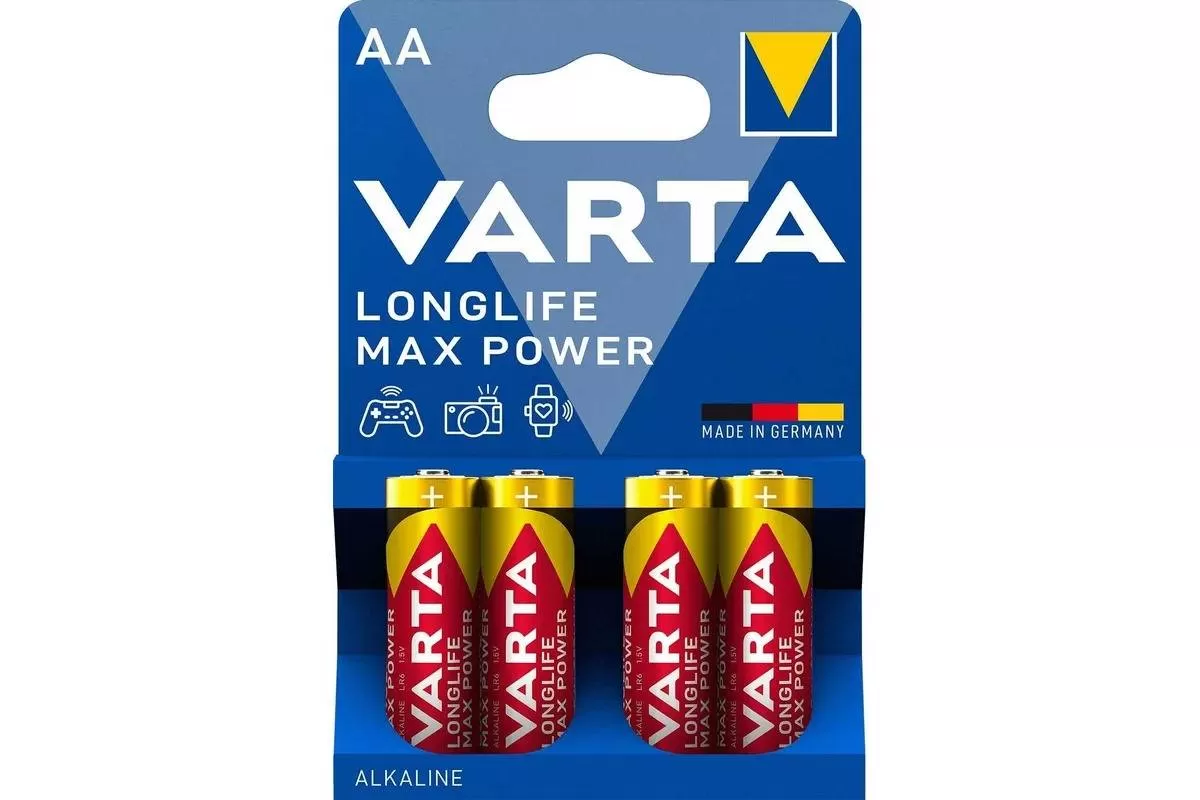 Батарейка VARTA LONGLIFE MAX POWER AA LR6 4706 BL4