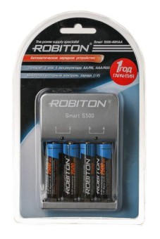 Зарядное устройство Robiton Smart S500-4MHAA BL1