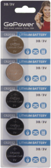 Батарейки GoPower CR2032-BL5, упаковка 5 шт.