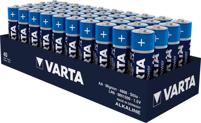 Батарейка VARTA 4906 AA LONGLIFE Power LR6 BL40, упаковка 40 шт.