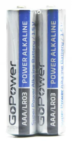 Батарейки GoPower LR03 SR2, упаковка 2 шт.