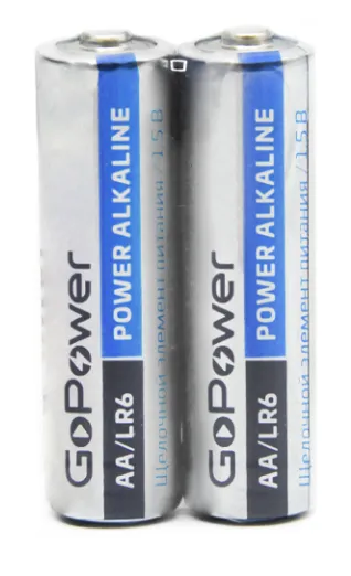 Батарейки GoPower LR6-SR2, упаковка 2 шт.